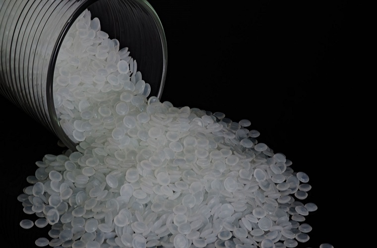 Injection molding plastic adhensive and fiber