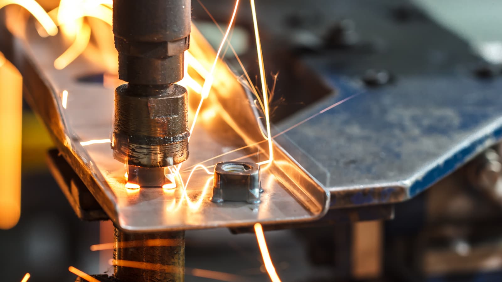 welding metal part