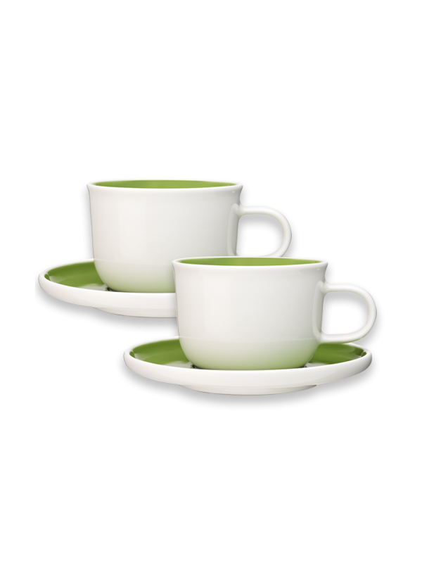 Green Cappuccino Cups