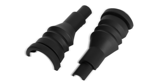 Vacuum casting rubber materials