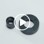cnc metal pom part video