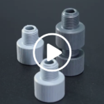 cnc metal pvc part video