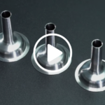 cnc metal stainless steel part video