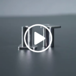 cnc metal titanium part video