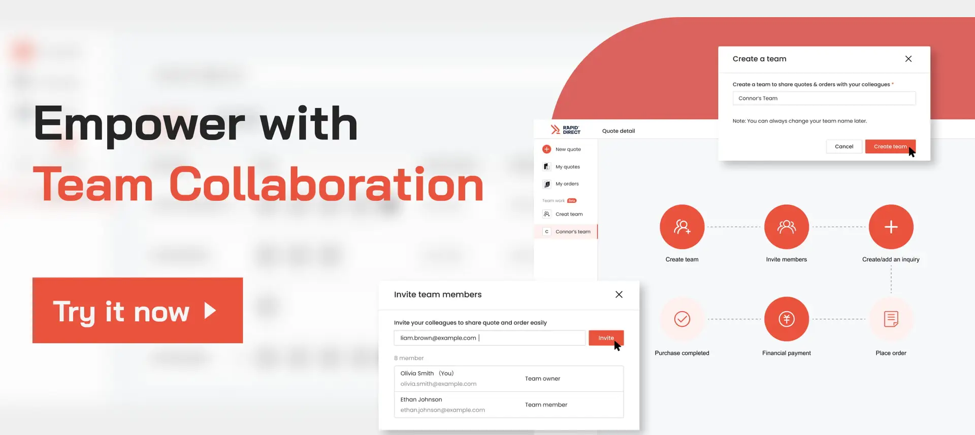 rapiddirect team collaboration