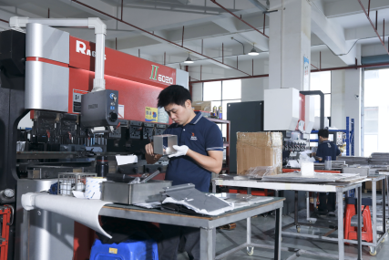 sheet metal workshop working